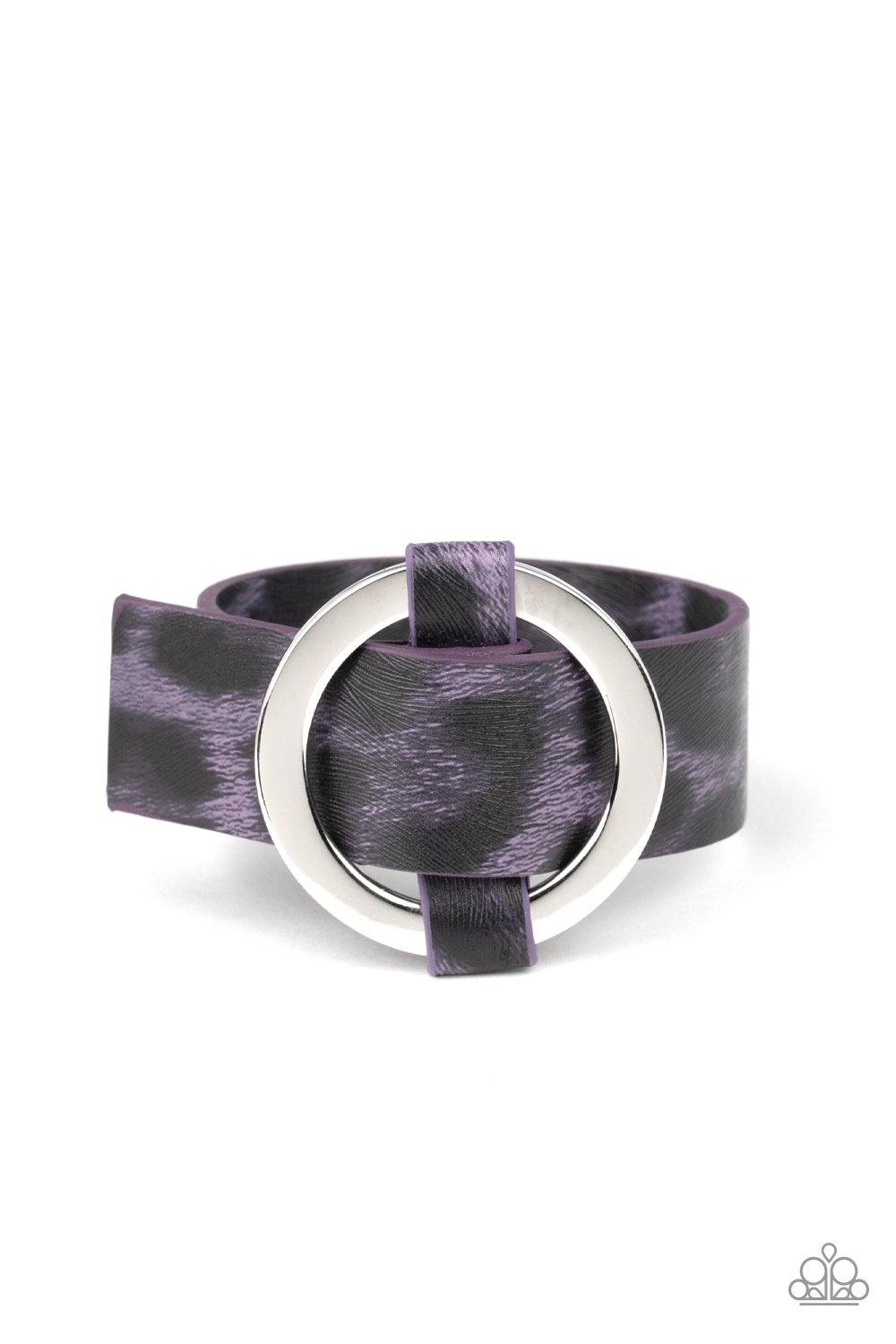 Jungle Cat Couture - Purple Paparazzi Bracelet - sofancyjewels