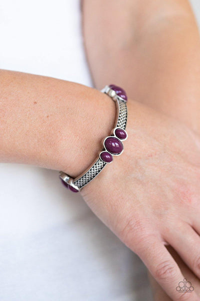 Instant Zen - Purple Paparazzi Bracelet - sofancyjewels